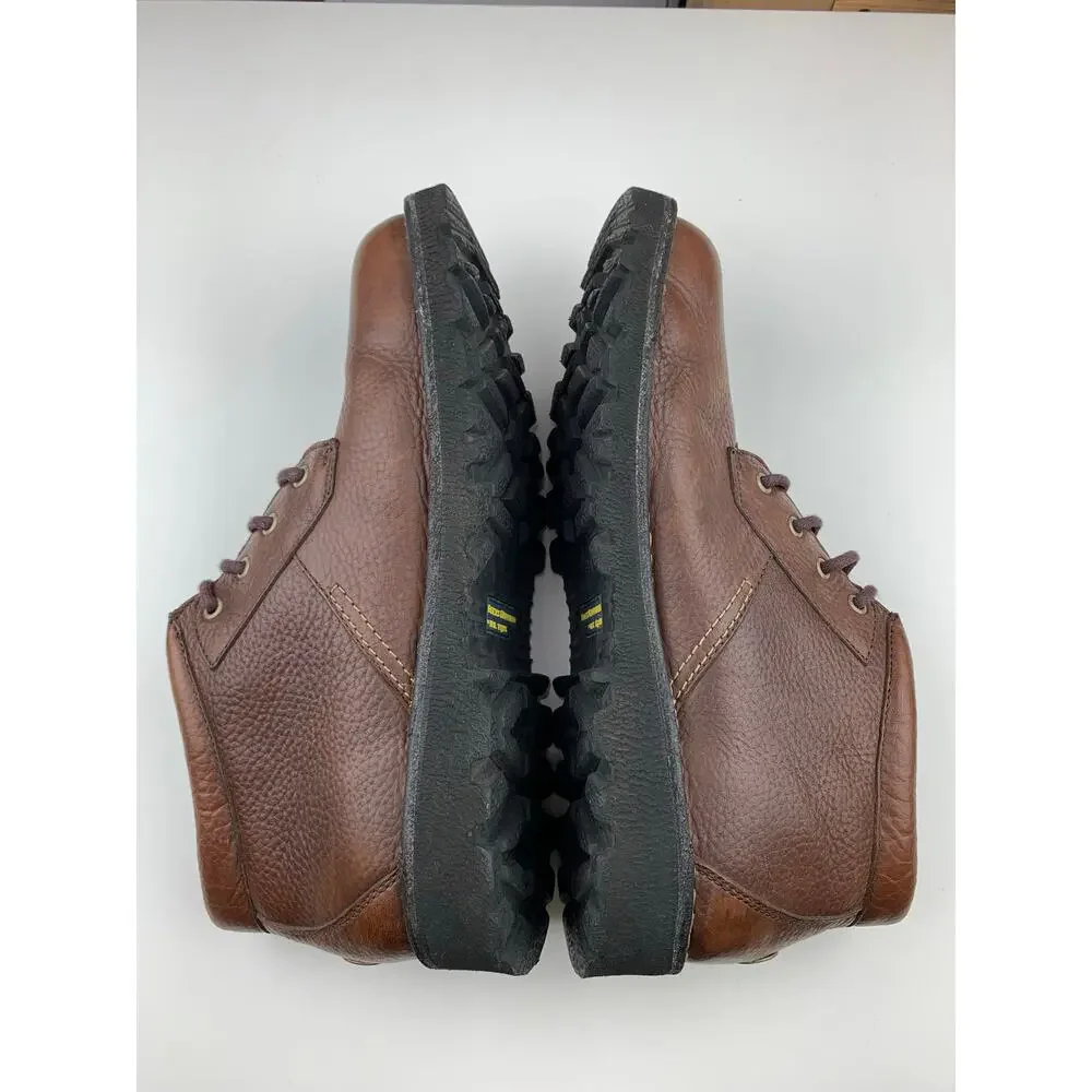 Ducks Unlimited by HS Trask Boots Mid Top Brown Leather Lace Up Men's 13